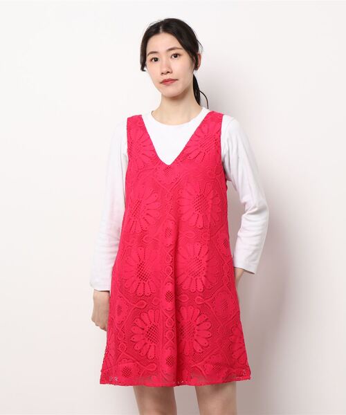 Desigual(デシグアル)の「レース ミニワンピース(ワンピース・レディース・ホワイト/ブラック/レッド・S/M/L/XL/XS)」の11枚目の写真