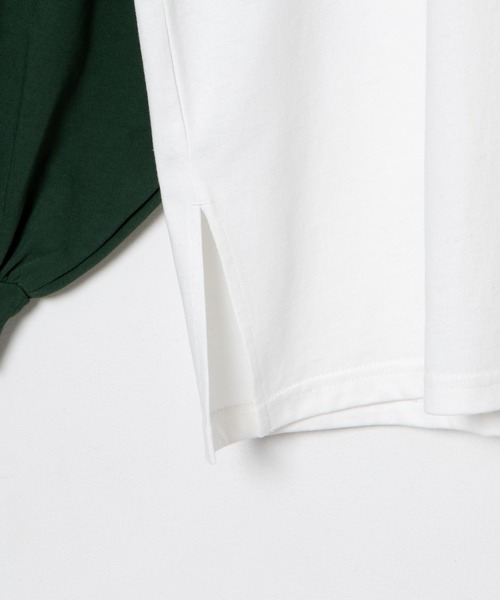 WEGO(ウィゴー)の「WEGO/ラグランBIGロンT(Tシャツ/カットソー・レディース・ネイビー/グリーン/ブラック系その他/ピンク・MEDIUM/SMALL)」の8枚目の写真