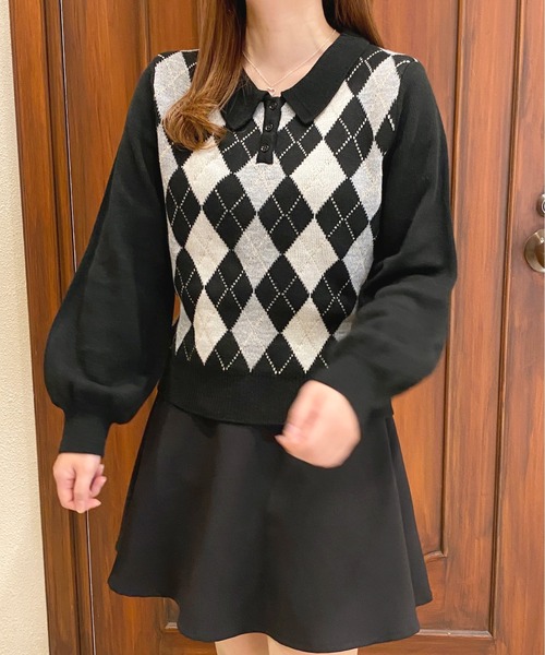 JOURNALSTANDARDrelume アーガイルポロニット POLO BCSコラボ〉ウール