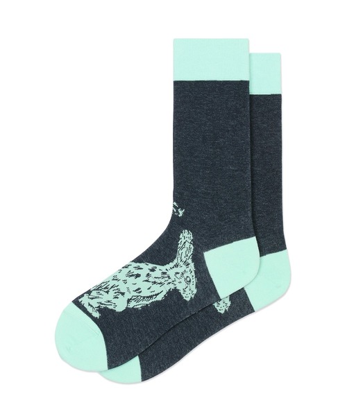 Paul Smith COLLECTION（ポールスミスコレクション）の「ラビット カジュアルソックス / 124714 CS（ソックス/靴下・メンズ・ブルー/グリーン/ライトグリーン・25-27）」の8枚目の写真