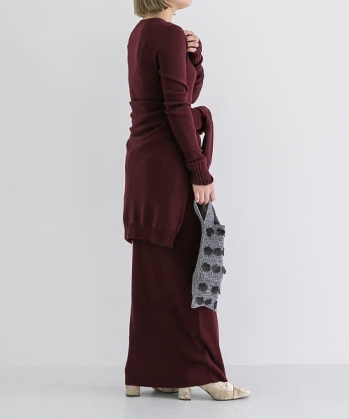 iI（アイ）の「iI　Knit onepiece（ワンピース・レディース・イエロー/オレンジ/グリーン/ボルドー・ONE）」の20枚目の写真