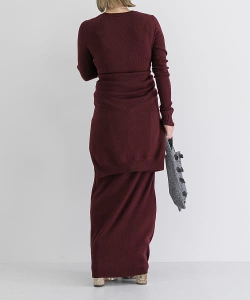 iI（アイ）の「iI　Knit onepiece（ワンピース・レディース・イエロー/オレンジ/グリーン/ボルドー・ONE）」の17枚目の写真