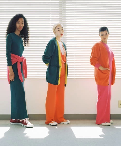 iI（アイ）の「iI　Knit onepiece（ワンピース・レディース・イエロー/オレンジ/グリーン/ボルドー・ONE）」の16枚目の写真