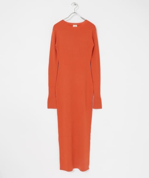 iI（アイ）の「iI　Knit onepiece（ワンピース・レディース・イエロー/オレンジ/グリーン/ボルドー・ONE）」の22枚目の写真