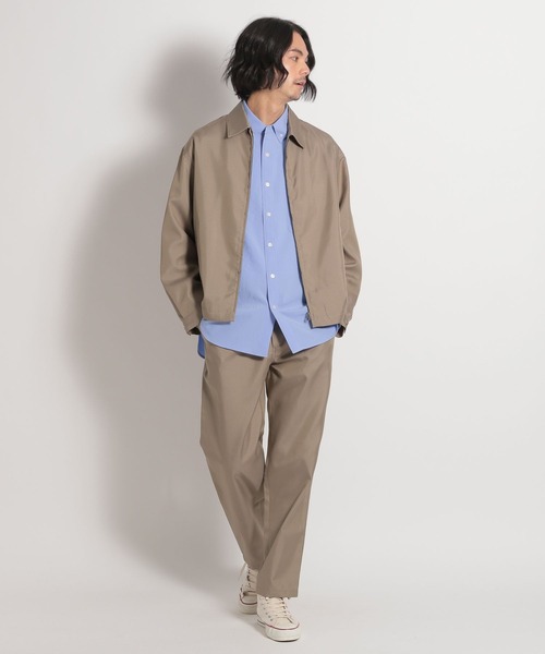 niko and...（ニコアンド）の「PEギャバジンブルゾン（ブルゾン・メンズ・ベージュ/ネイビー/ピンク・SMALL/MEDIUM/LARGE）」の8枚目の写真