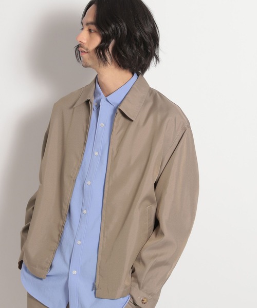 niko and...（ニコアンド）の「PEギャバジンブルゾン（ブルゾン・メンズ・ベージュ/ネイビー/ピンク・SMALL/MEDIUM/LARGE）」の11枚目の写真