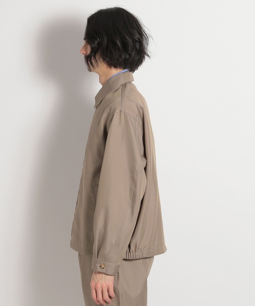 niko and...（ニコアンド）の「PEギャバジンブルゾン（ブルゾン・メンズ・ベージュ/ネイビー/ピンク・SMALL/MEDIUM/LARGE）」の14枚目の写真