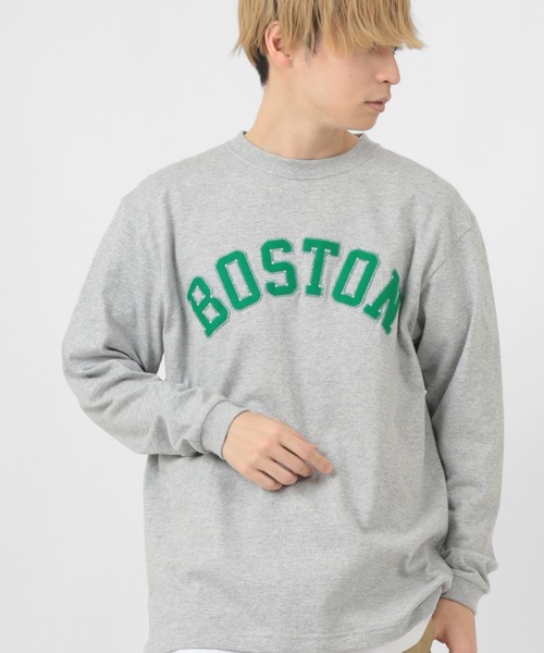 3187 U【人気モデル】シュプリーム☆刺繍ワッペンアーチロゴ 長袖 Ｔシャツ tシャツ 「72」「TOM＆JERRY/トムとジェリー」ハートデザイン