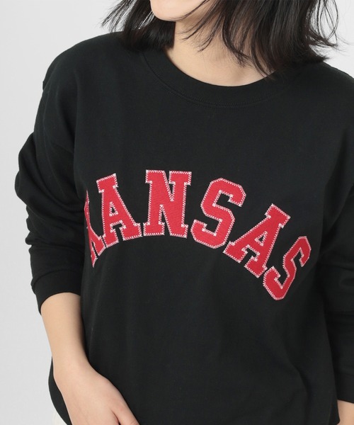 3069 U【人気デザイン】シュプリーム☆刺繍ワッペンアーチロゴ ロングＴシャツ 20FW /Supreme Shoulder Arc S/S Top Tee アーチロゴ Tシャツ