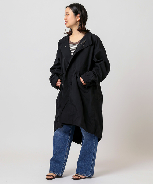 B.C STOCK（ベーセーストック）の「NYOX ミリタリーモッズコート（モッズコート・メンズ・ブラック/グリーン・MEDIUM/LARGE）」の8枚目の写真