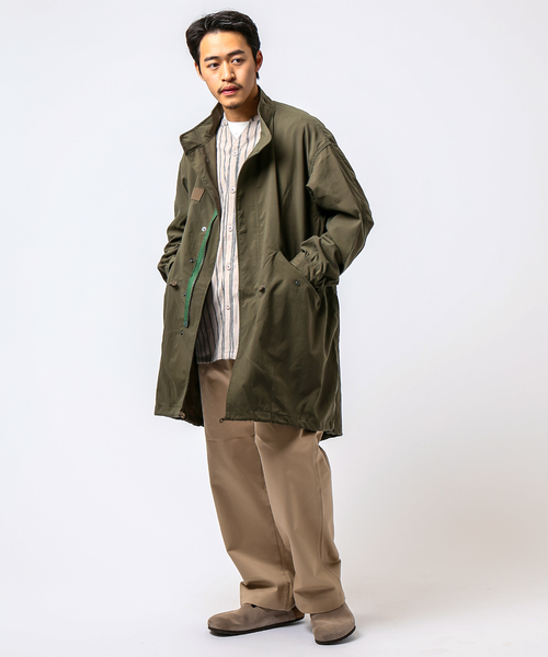 B.C STOCK（ベーセーストック）の「NYOX ミリタリーモッズコート（モッズコート・メンズ・ブラック/グリーン・MEDIUM/LARGE）」の11枚目の写真