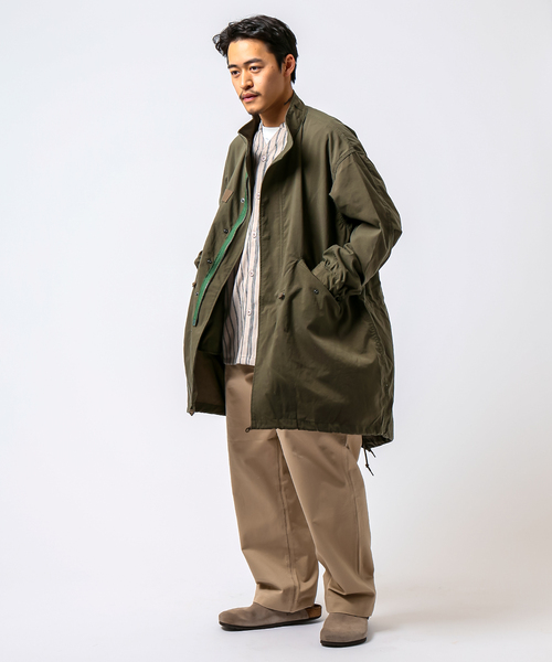 B.C STOCK（ベーセーストック）の「NYOX ミリタリーモッズコート（モッズコート・メンズ・ブラック/グリーン・MEDIUM/LARGE）」の12枚目の写真
