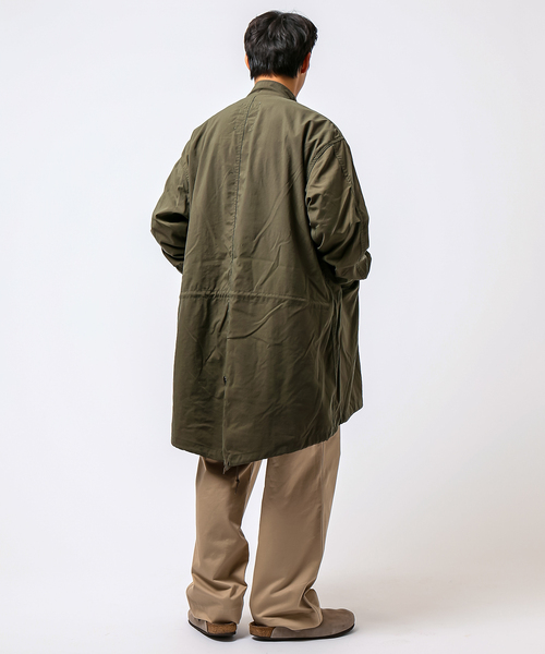 B.C STOCK（ベーセーストック）の「NYOX ミリタリーモッズコート（モッズコート・メンズ・ブラック/グリーン・MEDIUM/LARGE）」の13枚目の写真