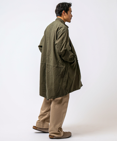B.C STOCK（ベーセーストック）の「NYOX ミリタリーモッズコート（モッズコート・メンズ・ブラック/グリーン・MEDIUM/LARGE）」の14枚目の写真