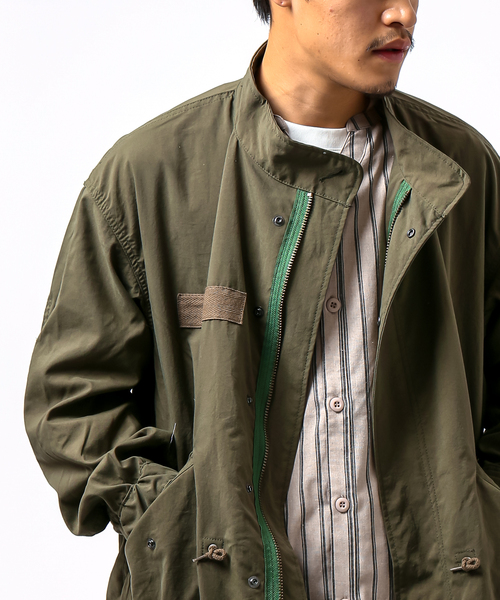 B.C STOCK（ベーセーストック）の「NYOX ミリタリーモッズコート（モッズコート・メンズ・ブラック/グリーン・MEDIUM/LARGE）」の16枚目の写真