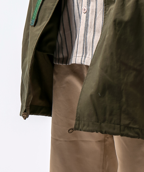 B.C STOCK（ベーセーストック）の「NYOX ミリタリーモッズコート（モッズコート・メンズ・ブラック/グリーン・MEDIUM/LARGE）」の18枚目の写真