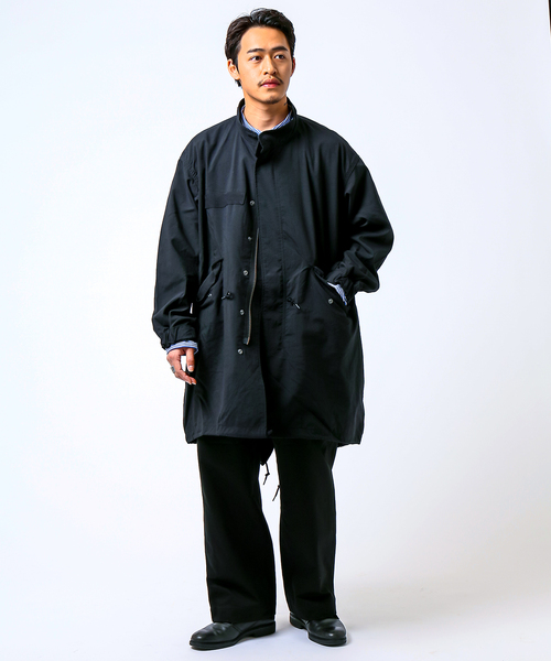 B.C STOCK（ベーセーストック）の「NYOX ミリタリーモッズコート（モッズコート・メンズ・ブラック/グリーン・MEDIUM/LARGE）」の20枚目の写真