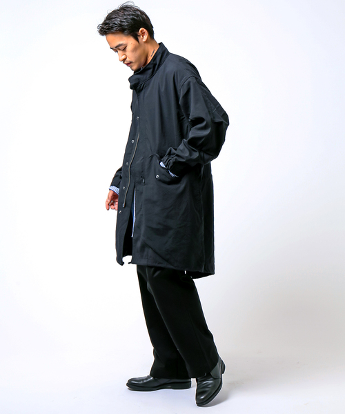 B.C STOCK（ベーセーストック）の「NYOX ミリタリーモッズコート（モッズコート・メンズ・ブラック/グリーン・MEDIUM/LARGE）」の21枚目の写真