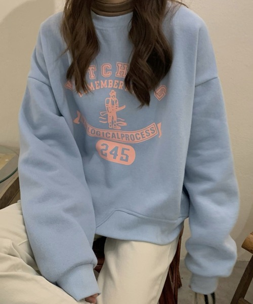 leune(ルネ)の「【leune】アシンメトリースウェット(スウェット・レディース・グレー/ブルー・FREE)」の16枚目の写真