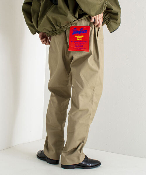 UNIVERSAL OVERALL（ユニバーサルオーバーオール）の「【UNIVERSAL OVERALL/ユニバーサルオーバーオール 】WORKER’S PANTS ワークパンツ（チノパンツ・メンズ・ブラック/ベージュ/ネイビー・MEDIUM）」の3枚目の写真