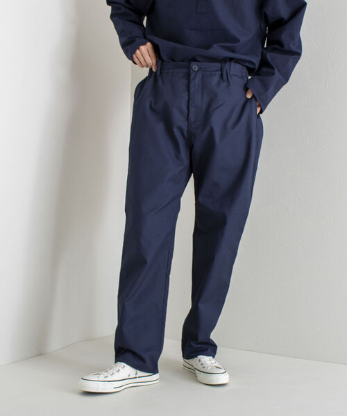 UNIVERSAL OVERALL（ユニバーサルオーバーオール）の「【UNIVERSAL OVERALL/ユニバーサルオーバーオール 】WORKER’S PANTS ワークパンツ（チノパンツ・メンズ・ブラック/ベージュ/ネイビー・MEDIUM）」の4枚目の写真