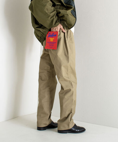 UNIVERSAL OVERALL（ユニバーサルオーバーオール）の「【UNIVERSAL OVERALL/ユニバーサルオーバーオール 】WORKER’S PANTS ワークパンツ（チノパンツ・メンズ・ブラック/ベージュ/ネイビー・MEDIUM）」の14枚目の写真