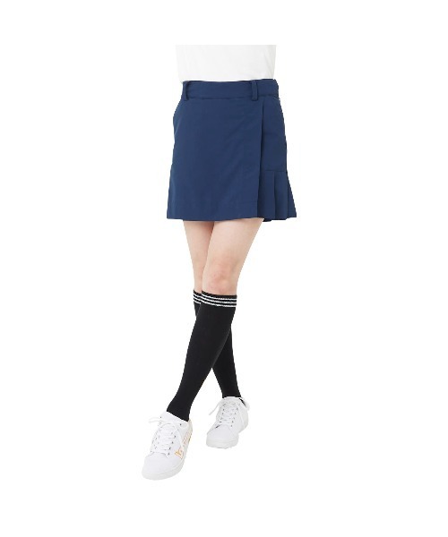 Loudmouth(ラウドマウス)の「LOUDMOUTH/ラウドマウス ゴルフウェア 吸汗速乾 UVカット ハイパーストレッチ キュロット スカート(スカート・レディース・ブラック/ネイビー/オフホワイト/ターコイズブルー/ピンク・M/L/S)」の3枚目の写真