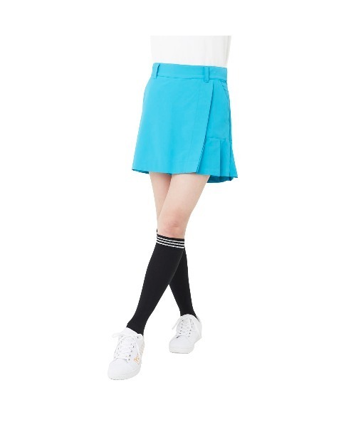 Loudmouth(ラウドマウス)の「LOUDMOUTH/ラウドマウス ゴルフウェア 吸汗速乾 UVカット ハイパーストレッチ キュロット スカート(スカート・レディース・ブラック/ネイビー/オフホワイト/ターコイズブルー/ピンク・M/L/S)」の4枚目の写真