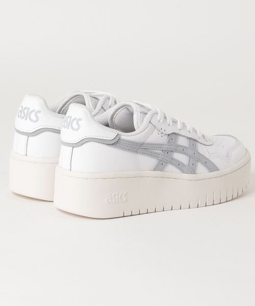 ASICS（アシックス）の「JAPAN S PF (ジャパン エス ピーエフ)【直営店限定】（スニーカー・レディース・ホワイト×グレー・22.5/26/25/24.5/24/23.5/25.5/23）」の2枚目の写真