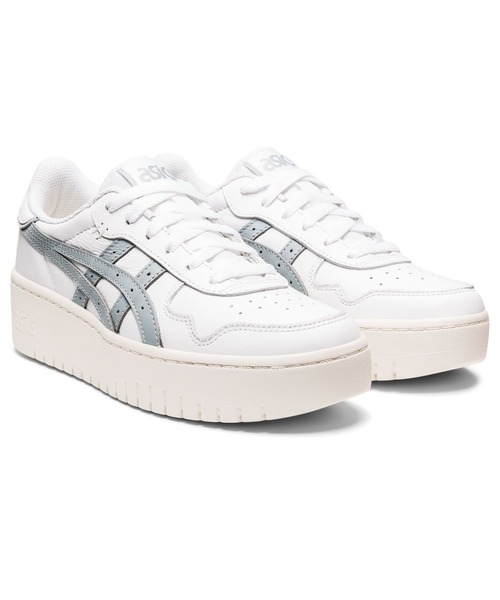 ASICS（アシックス）の「JAPAN S PF (ジャパン エス ピーエフ)【直営店限定】（スニーカー・レディース・ホワイト×グレー・22.5/26/25/24.5/24/23.5/25.5/23）」の4枚目の写真