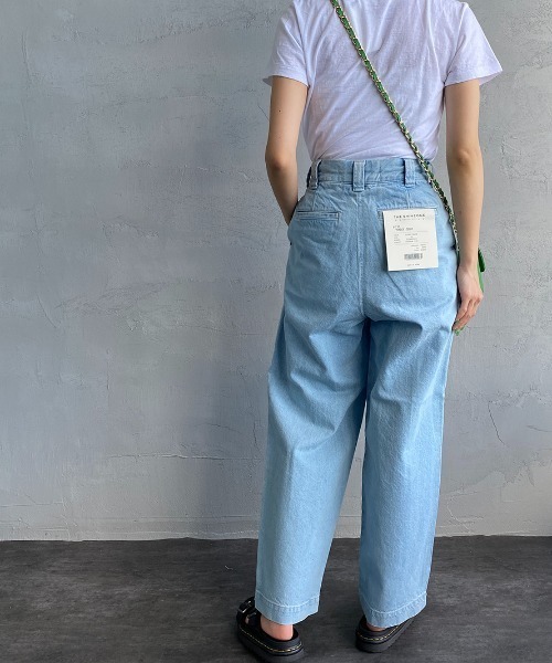 THE SHINZONE（ザ　シンゾーン）の「[THE SHINZONE/ザ シンゾーン] トムボーイジーンズ（デニムパンツ・レディース・ライトインディゴブルー/オフホワイト・32/34/0）」の9枚目の写真