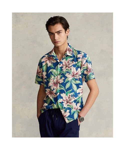 POLO RALPH LAUREN（ポロ ラルフ ローレン）の「クラシック フィット フローラルプリント キャンプ シャツ（シャツ/ブラウス・メンズ・マルチ・S/M/L/XL/XS/XXL）」の4枚目の写真