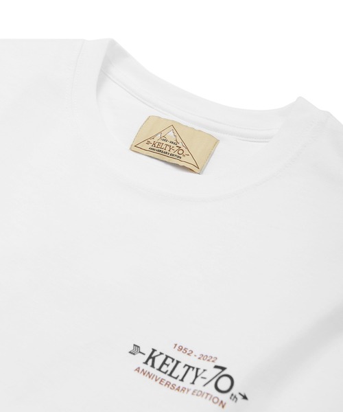 KELTY(ケルティ)の「KELTY 70thロゴTシャツ KE22113028(Tシャツ/カットソー・メンズ・ホワイト・XL/L/M)」の9枚目の写真