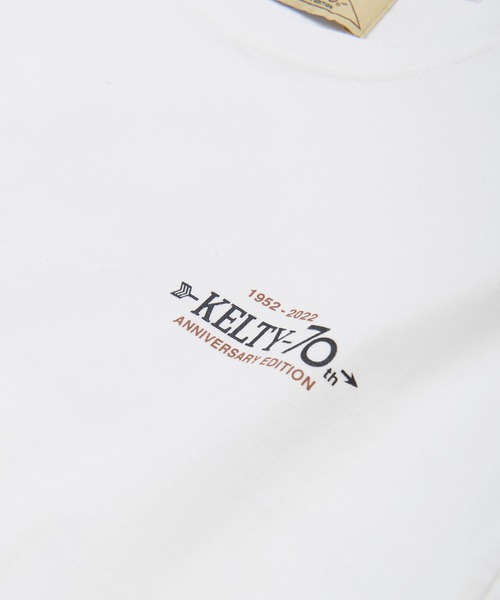 KELTY(ケルティ)の「KELTY 70thロゴTシャツ KE22113028(Tシャツ/カットソー・メンズ・ホワイト・XL/L/M)」の8枚目の写真