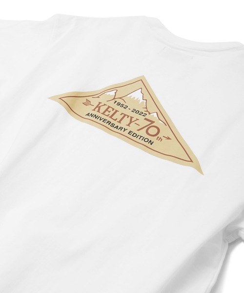 KELTY(ケルティ)の「KELTY 70thロゴTシャツ KE22113028(Tシャツ/カットソー・メンズ・ホワイト・XL/L/M)」の7枚目の写真