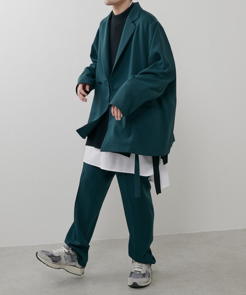 Lui's（ルイス）の「オーバーニットベスト（ベスト・メンズ・ブラック/グリーン/オフホワイト・FREE）」の7枚目の写真