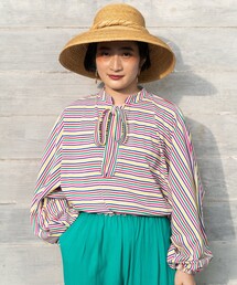 FREAK'S STORE | ウエストシャーリングボーダートップス(Tシャツ/カットソー)