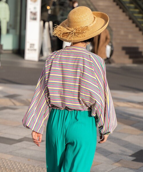 FREAK'S STORE（フリークスストア）の「ウエストシャーリングボーダートップス（Tシャツ/カットソー・レディース・ストライプ・ﾌﾘ-）」の6枚目の写真