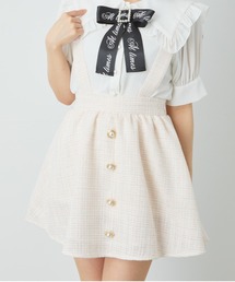 Ank Rouge | サス付きツイードギャザーSK(スカート)