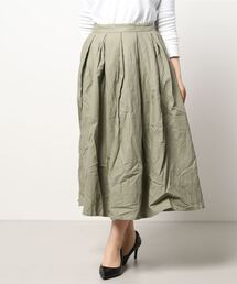Samansa Mos2 | タックロングスカート(スカート)