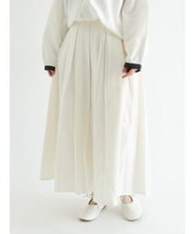 Samansa Mos2 | タックロングスカート(スカート)