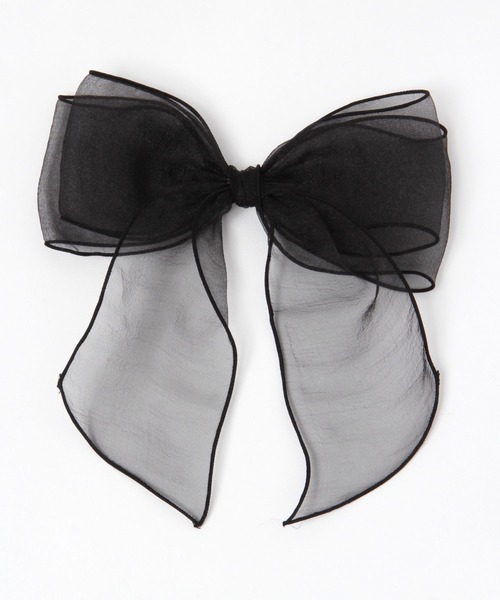 Me%（ミィパーセント）の「シアーリボンクリップ（バレッタ/ヘアクリップ・レディース・ブラック系その他/ピンク系その他/アイボリー・FREE）」の20枚目の写真