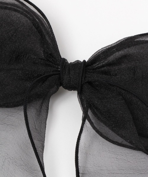 Me%（ミィパーセント）の「シアーリボンクリップ（バレッタ/ヘアクリップ・レディース・ブラック系その他/ピンク系その他/アイボリー・FREE）」の15枚目の写真