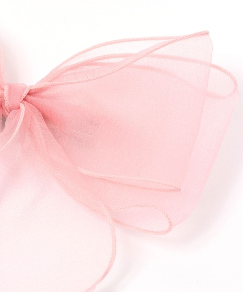 Me%（ミィパーセント）の「シアーリボンクリップ（バレッタ/ヘアクリップ・レディース・ブラック系その他/ピンク系その他/アイボリー・FREE）」の13枚目の写真