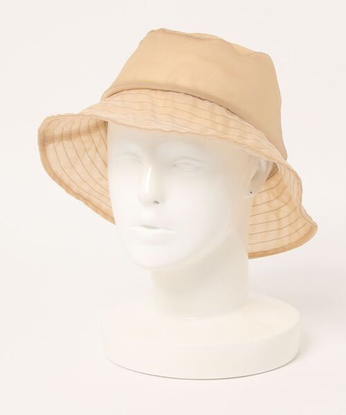 VIS（ビス）の「シアーバケットハット（ハット・レディース・ブラック/ベージュ・FREE）」の3枚目の写真