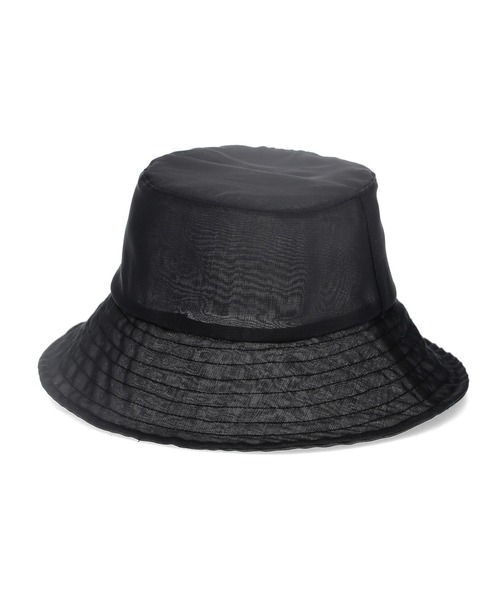 VIS（ビス）の「シアーバケットハット（ハット・レディース・ブラック/ベージュ・FREE）」の4枚目の写真