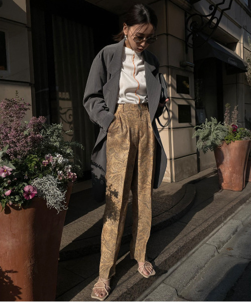【2点セット】AMERI 2WAY PIPING RIB CARDIGAN Ameri（アメリ）の「2WAY PIPING RIB CARDIGAN（カーディガン