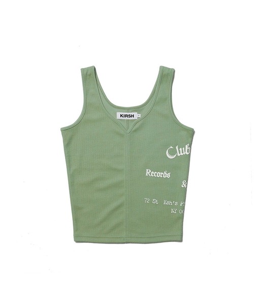 KIRSH(キルシー)の「KIRSH FRONT CUTTING SLEEVELESS LS フロントカッティング スリーブレス(タンクトップ・レディース・グリーン/ブラック・ONE SIZE)」の18枚目の写真