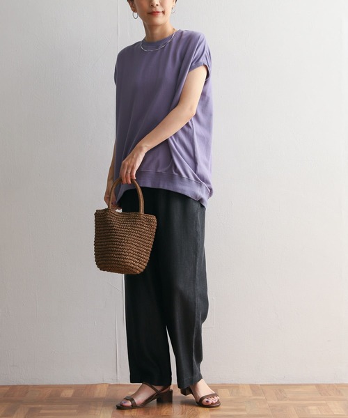 URBAN RESEARCH DOORS（アーバンリサーチドアーズ）の「『セットアップ対応』リヨセルデニムイージーパンツ（その他パンツ・レディース・ブラック/インディゴブルー・SMALL/MEDIUM）」の18枚目の写真