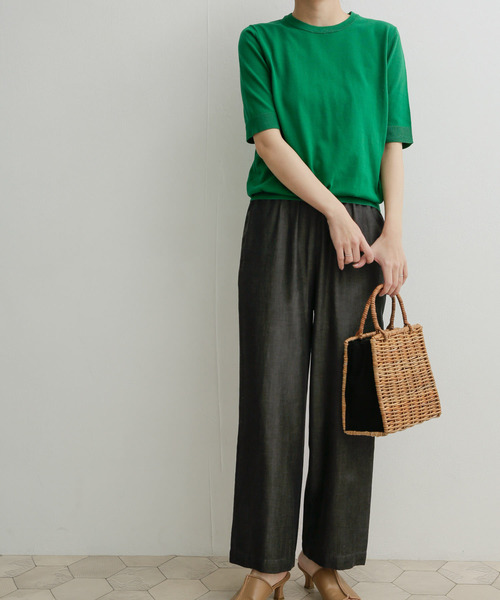 URBAN RESEARCH DOORS（アーバンリサーチドアーズ）の「『セットアップ対応』リヨセルデニムイージーパンツ（その他パンツ・レディース・ブラック/インディゴブルー・SMALL/MEDIUM）」の22枚目の写真